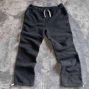 Polo By Ralph Lauren Black Sweat Pants - Size Large